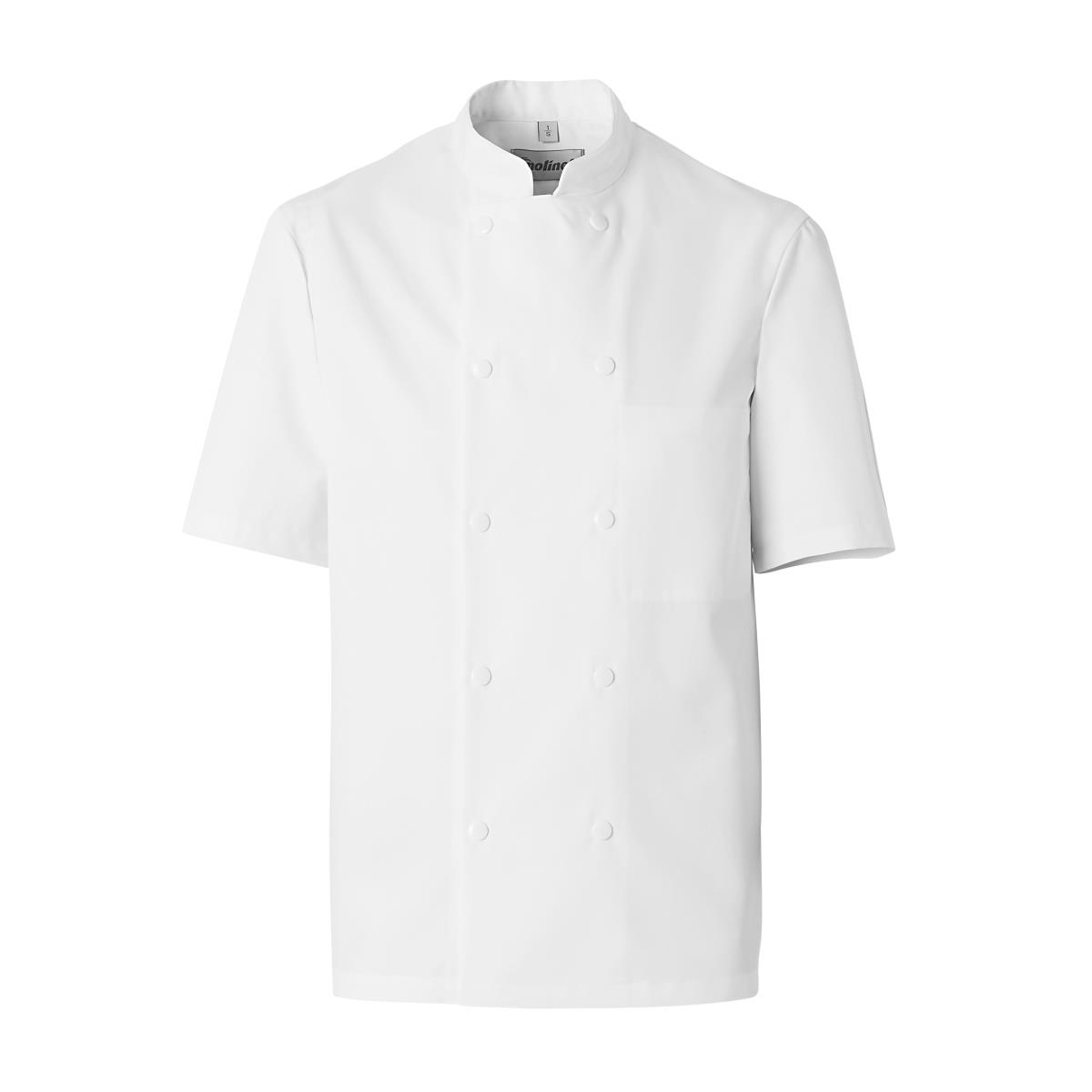 Veste cuisinier IDEAL Molinel homme  blanc mc 50/50