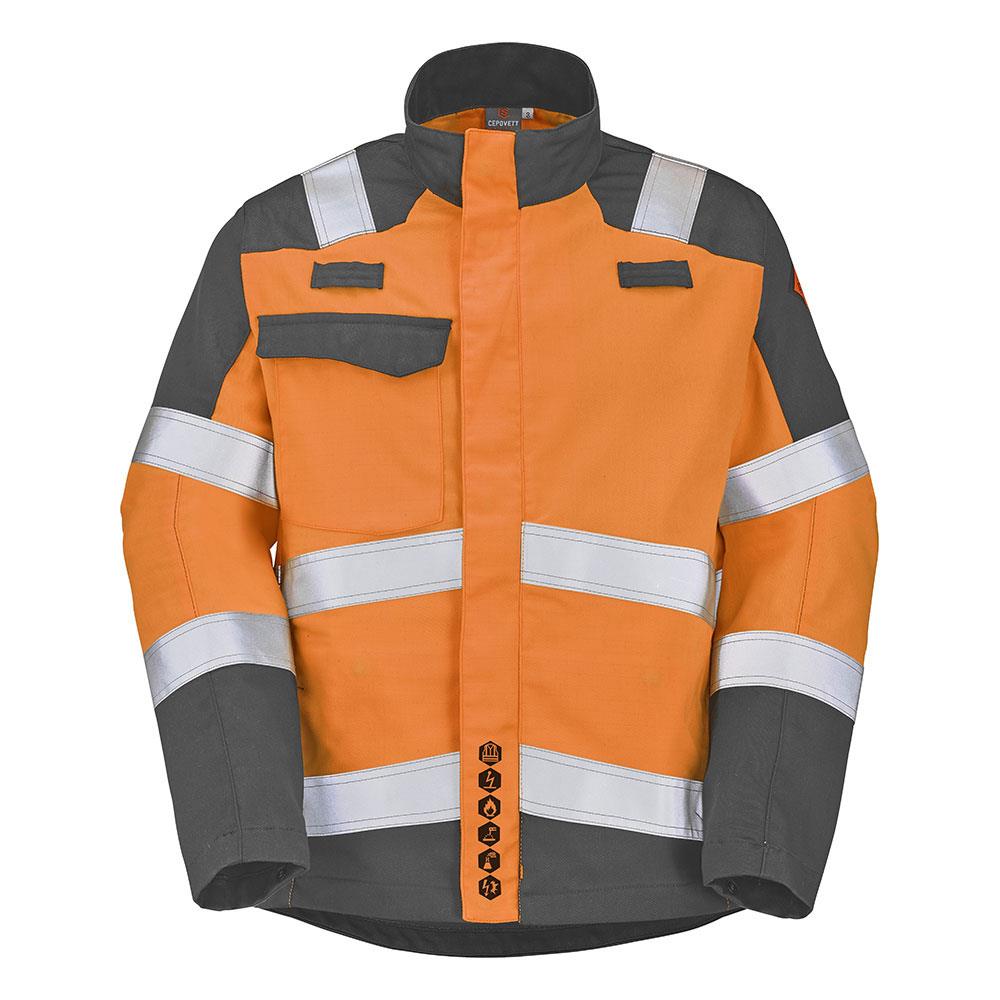 Blouson MULTIRISQUES ATEX haute-visibilité bicolore ABRA ou ATA  300 g/m²