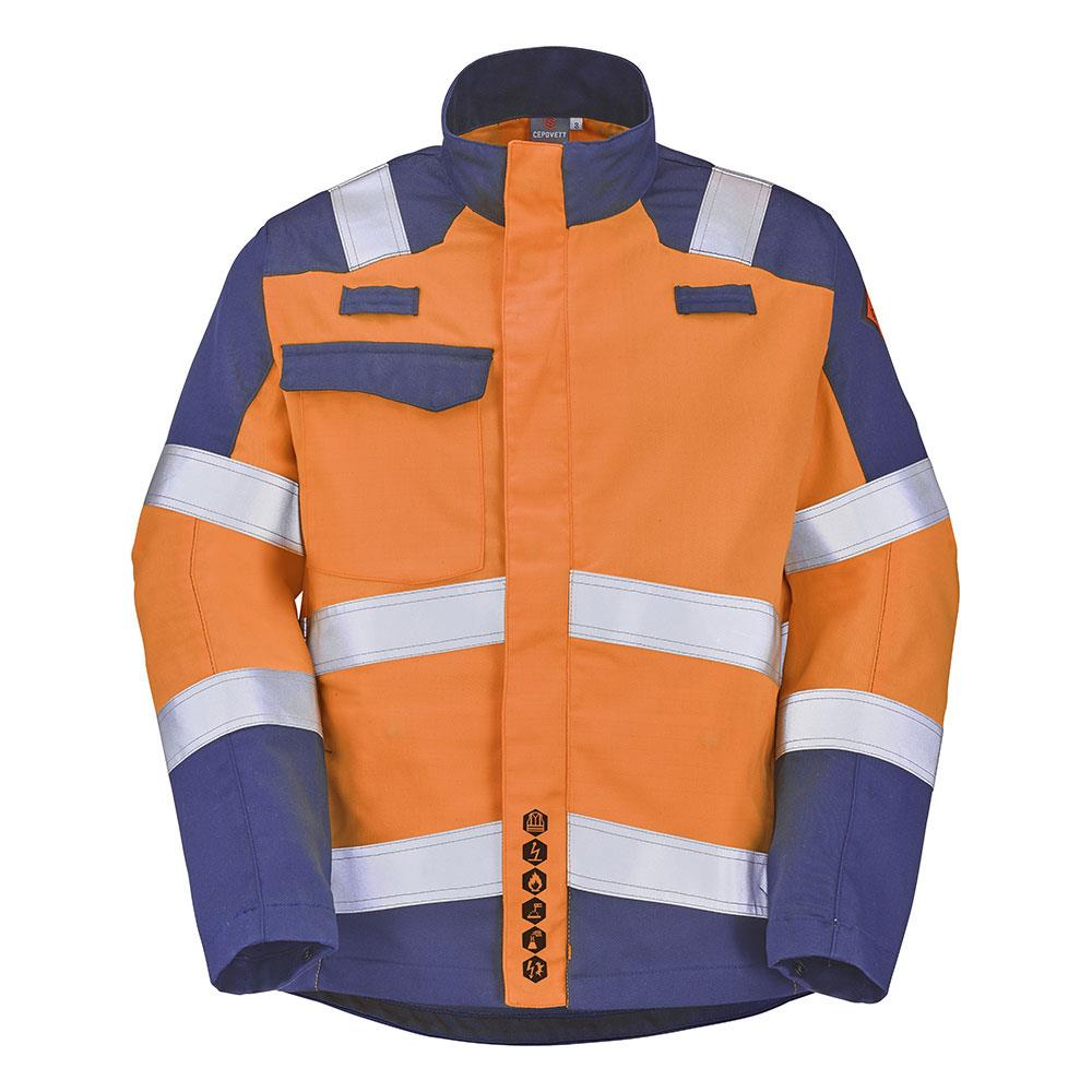 Blouson MULTIRISQUES ATEX haute-visibilité bicolore ABRA ou ATA  300 g/m²