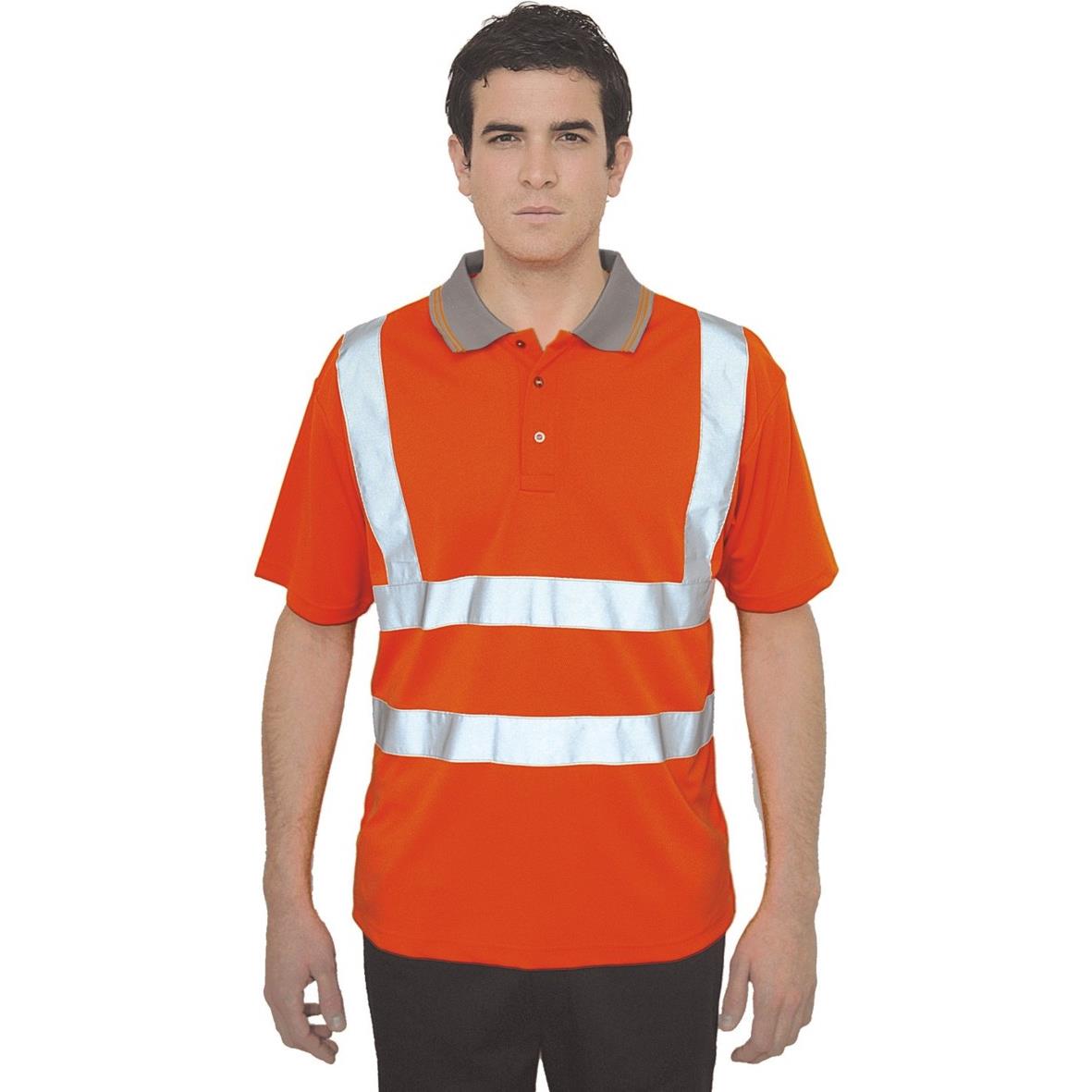 Polo de signalisation classe 2 , maille polyest. nid d'abeille aérée