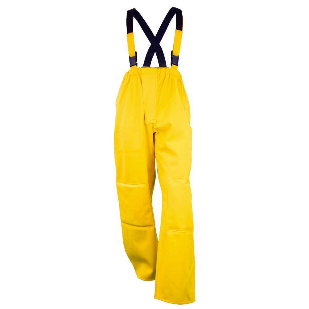 Pantalon de pluie MORGAT 580g/m² , avec bretelles + renfort genoux