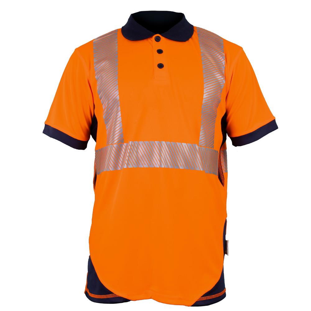 Polo signalisation WALLIS, EN20471 classe 2  EN13758-2 Ecoresponsable