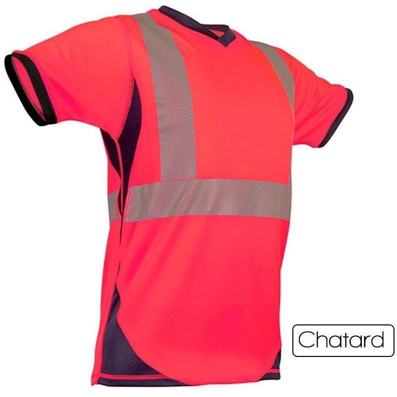 Teeshirt HV FUTUNA  EN20471 classe 2  EN ISO 13758-2  UPF40+ Ecoresponsable