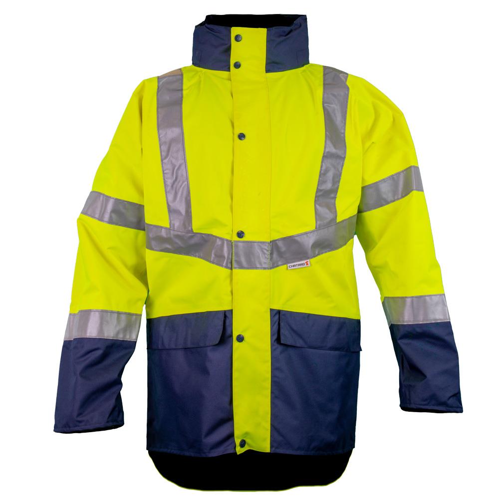 Veste pluie BERGEN de signalisation micorporeux