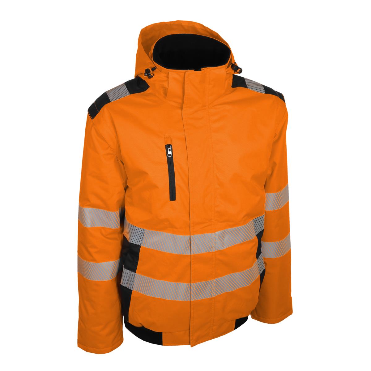 Blouson 2en1 haute visibilité BRAVO/BRAVA enduit PU doublé polaire