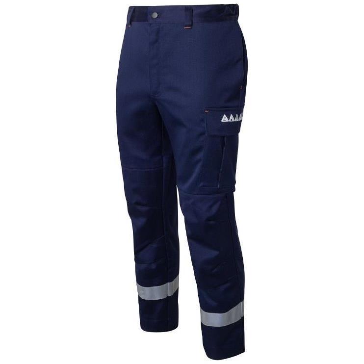 Pantalon multirisques ATEX INVICT LIGHT avec bandes rétro et poches genouillères