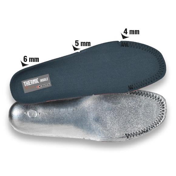 Semelle d'isolation THERMIC CI Cofra (vendue par 3 paires à la pointure)