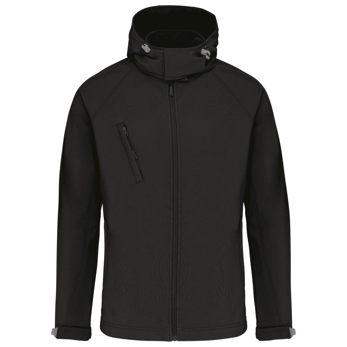 Veste Softshell 3 couches imper-respirante capuche amovible K413 Kariban