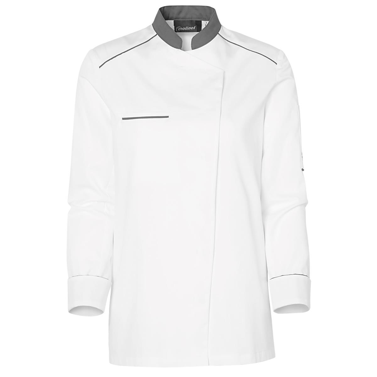 Veste de cuisinier femme NEOSPIRIT manches longues