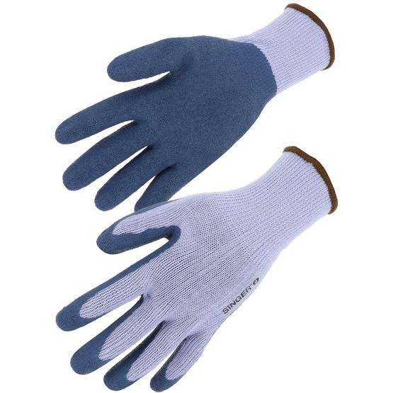Gant TAC10BL tricoté enduction latex paume latex dos aéré jauge 10 SINGER