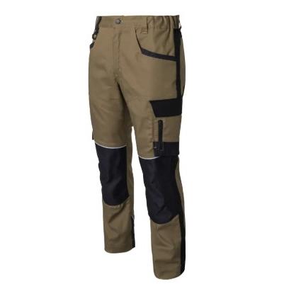 Pantalon stretch coton/poly/eol  EVOLVE sans poches genouillèrs 260g/m2