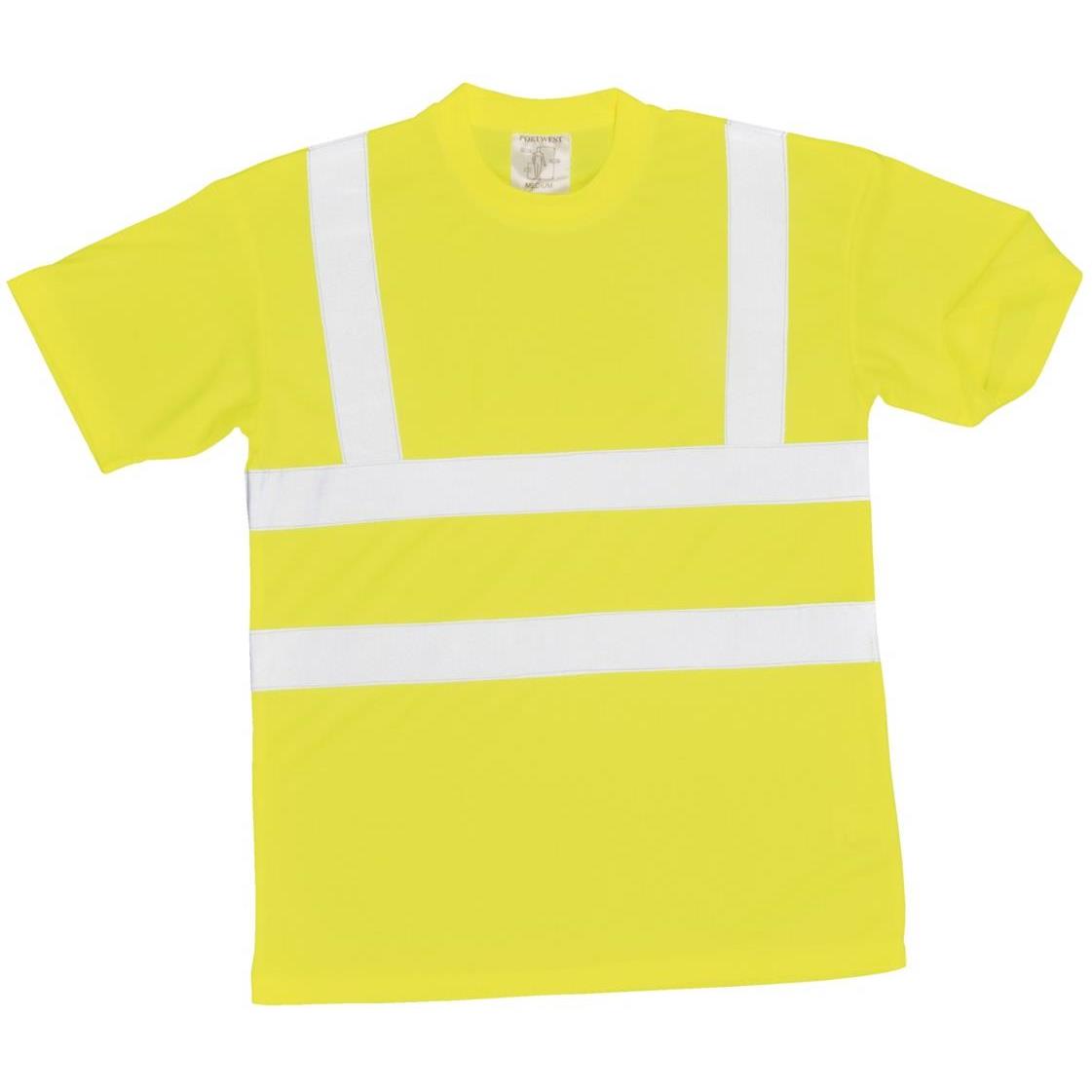 Teeshirt de signalisation classe 2 , maille polyest. nid d'abeille aérée