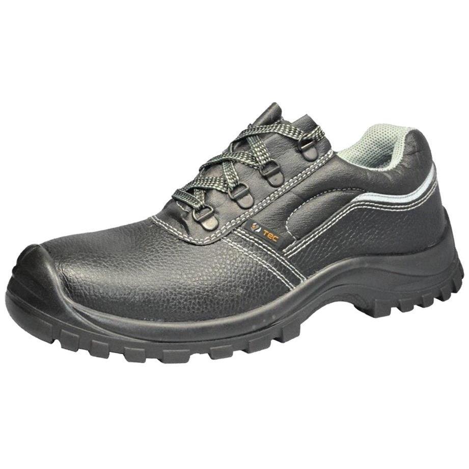 Chaussure Sécurité basse BASIC cuir noir EN20345 S1P SRC