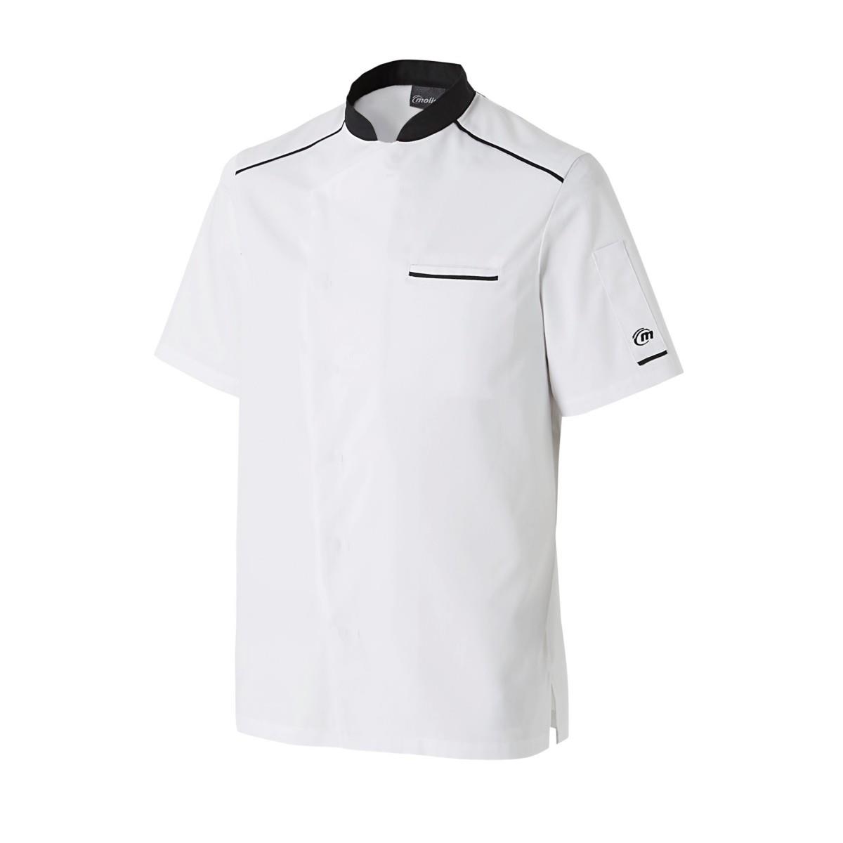 Veste de cuisinier homme NEOSPIRIT manches courtes