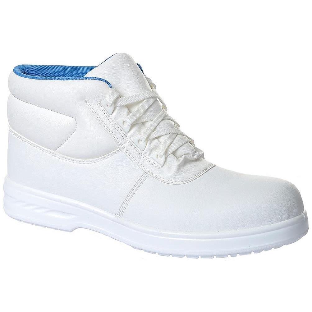 Brodequin ALBUS blanc agro-alimentaire à lacets blanc S2