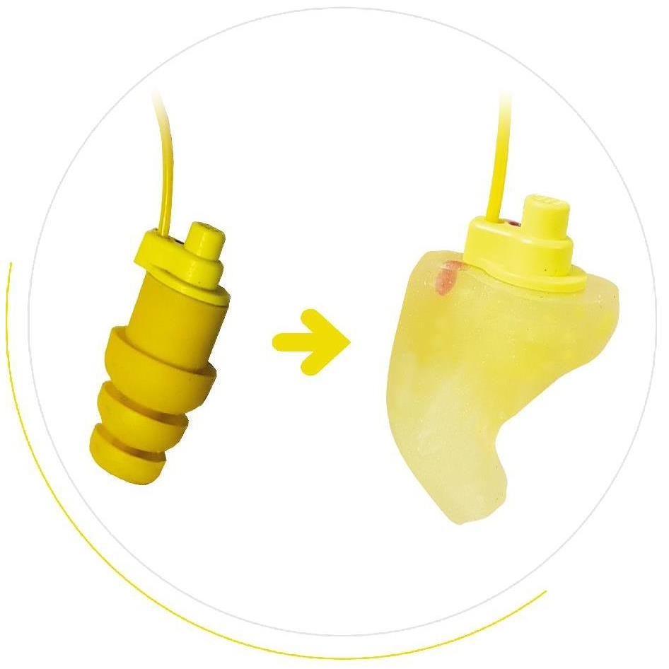 Paire de Bouchons moulés EARTECH FLAT anti-impulsionnelle