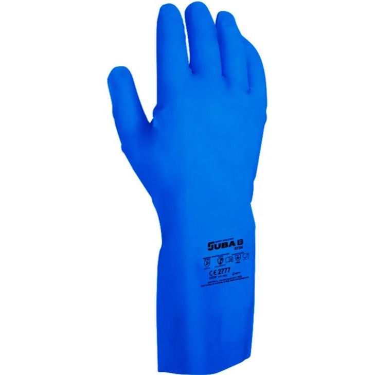 Gants 811N sans support en nitrile satinés.