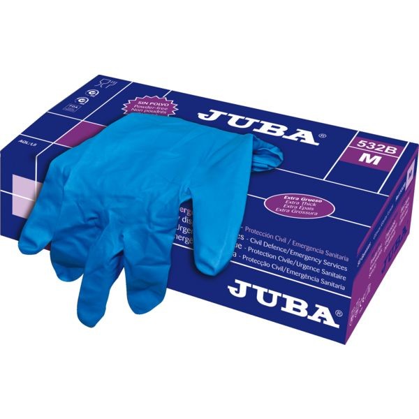 Boîte de 50 gants jetables 532B latex non poudré