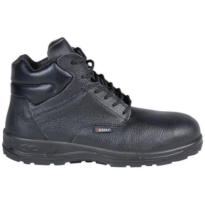 Chaussure montante DELFO S3 cuir fleur HYDRO noir Grandes Tailles