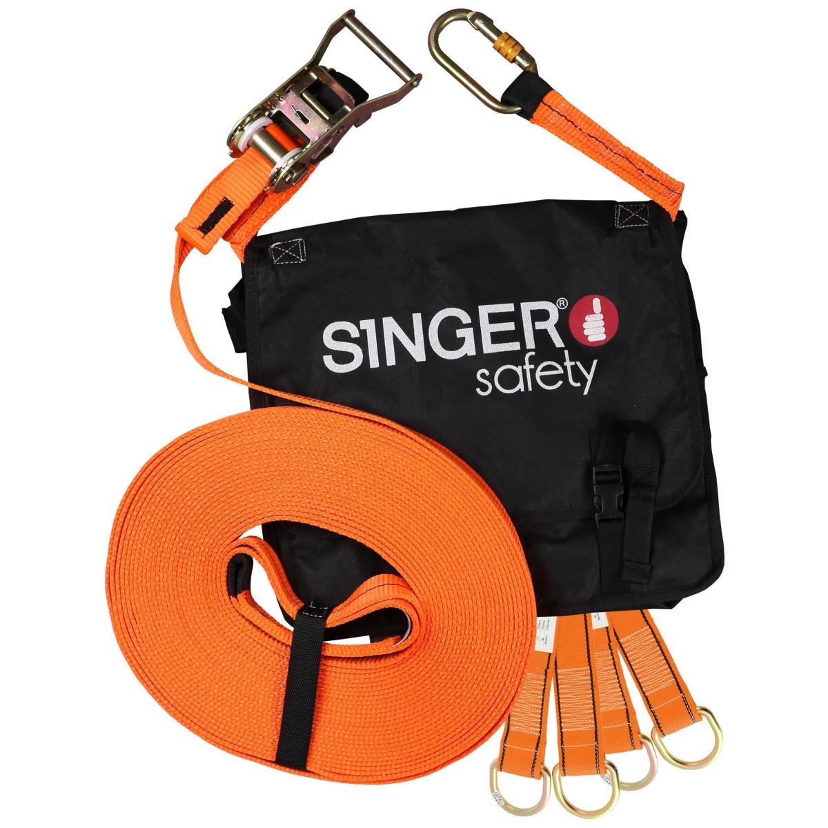 Ligne de vie horizontale et temporaire pour 2 personnes