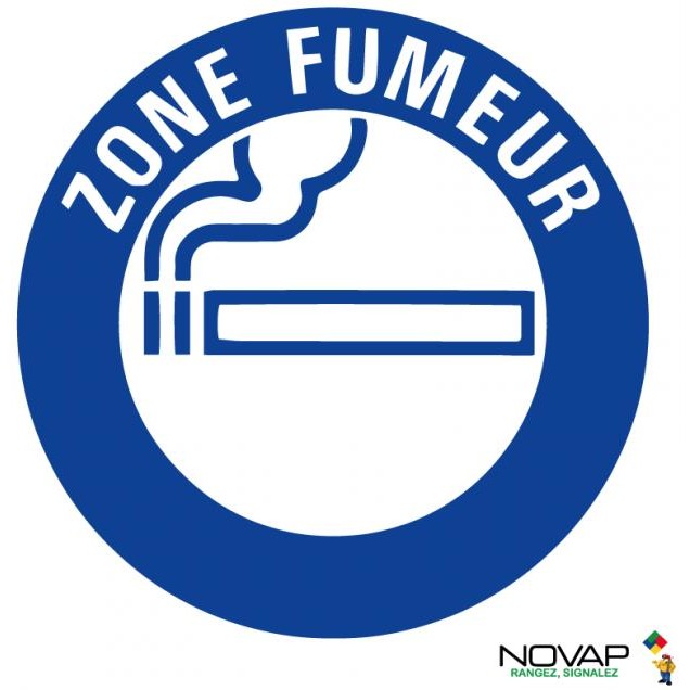 Panneau rigide 4061719 zone fumeur diamètre 300mm
