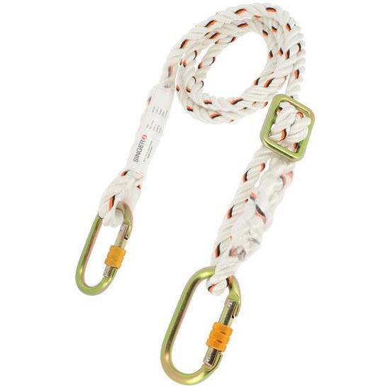 Longe polyamide réglable 2 m .