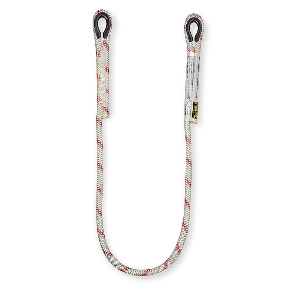 Longe de retenue de 1m avec 2 boucles aux normes  EN354