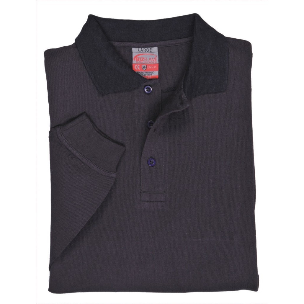 Polo manches longues FR10 Portwest retardateur de flamme et antistatique