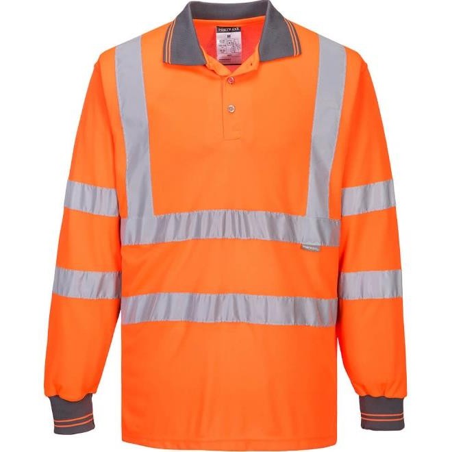 Polo S277 haute visibilité manches longues