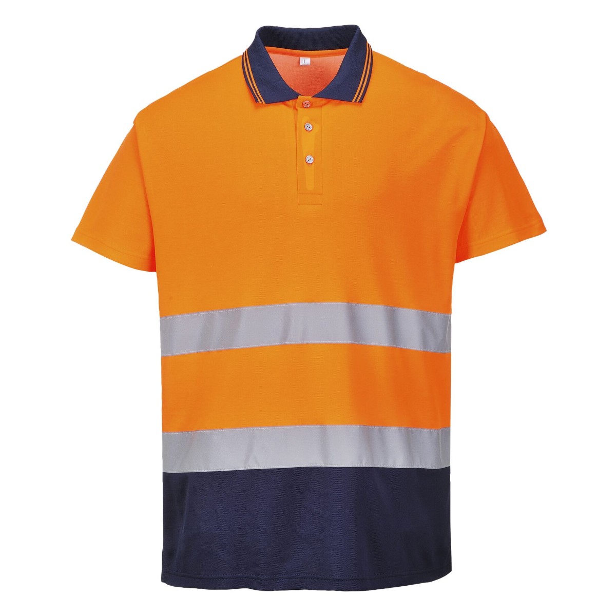 Polo S174 HV Bi-color manches courtes