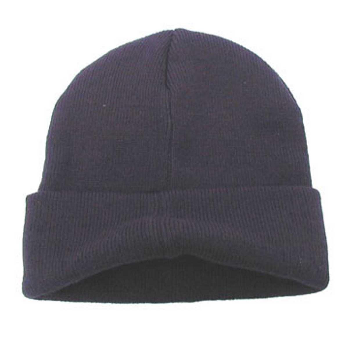 Bonnet acrylique coloris marine