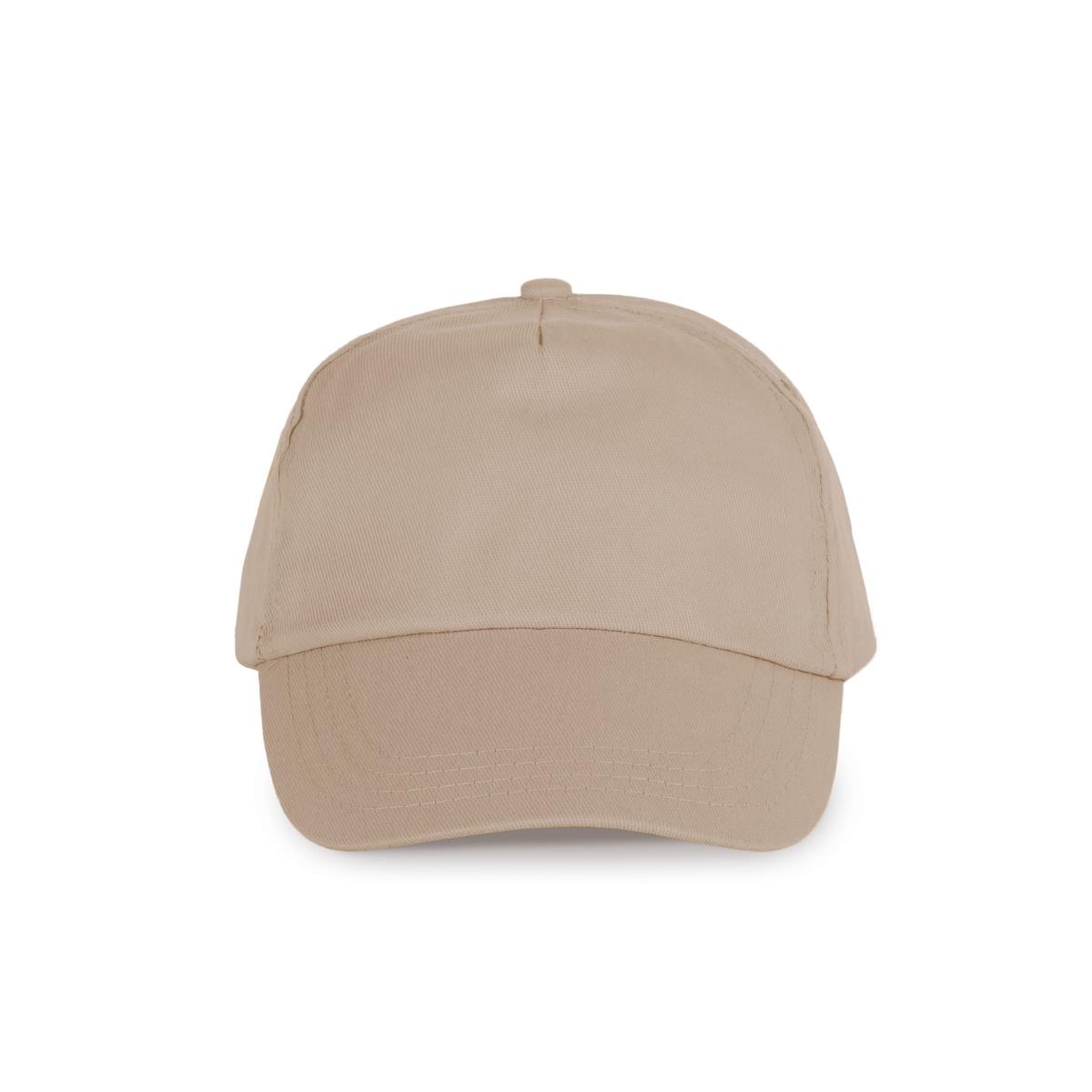 First - Casquette 5 Panneaux 100% coton sergé 155g/m²