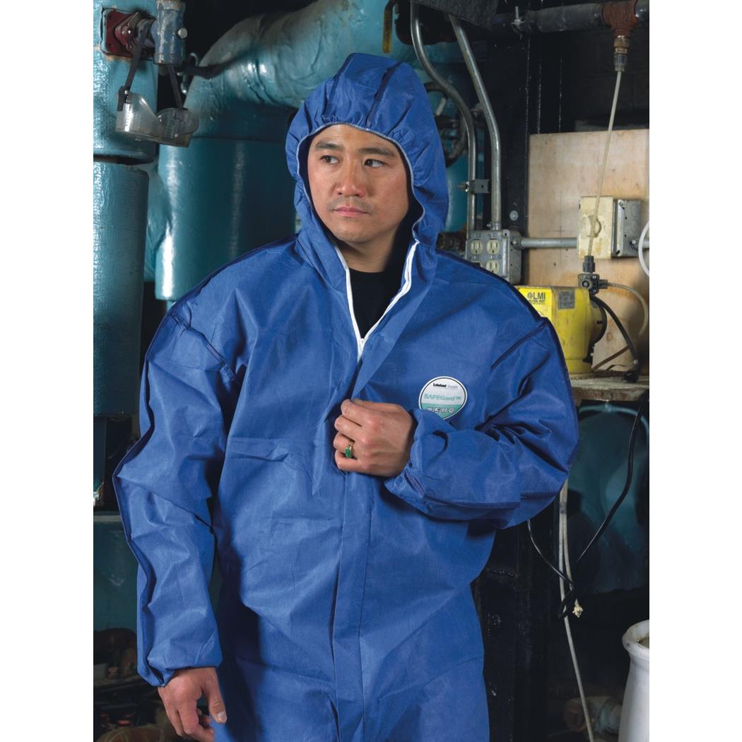 Combinaison capuche SMS catégorie 3  type 5 et 6  EN1149, EN1073