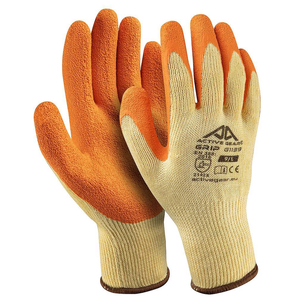 Gant tricoté enduction latex  dos aéré jauge 10