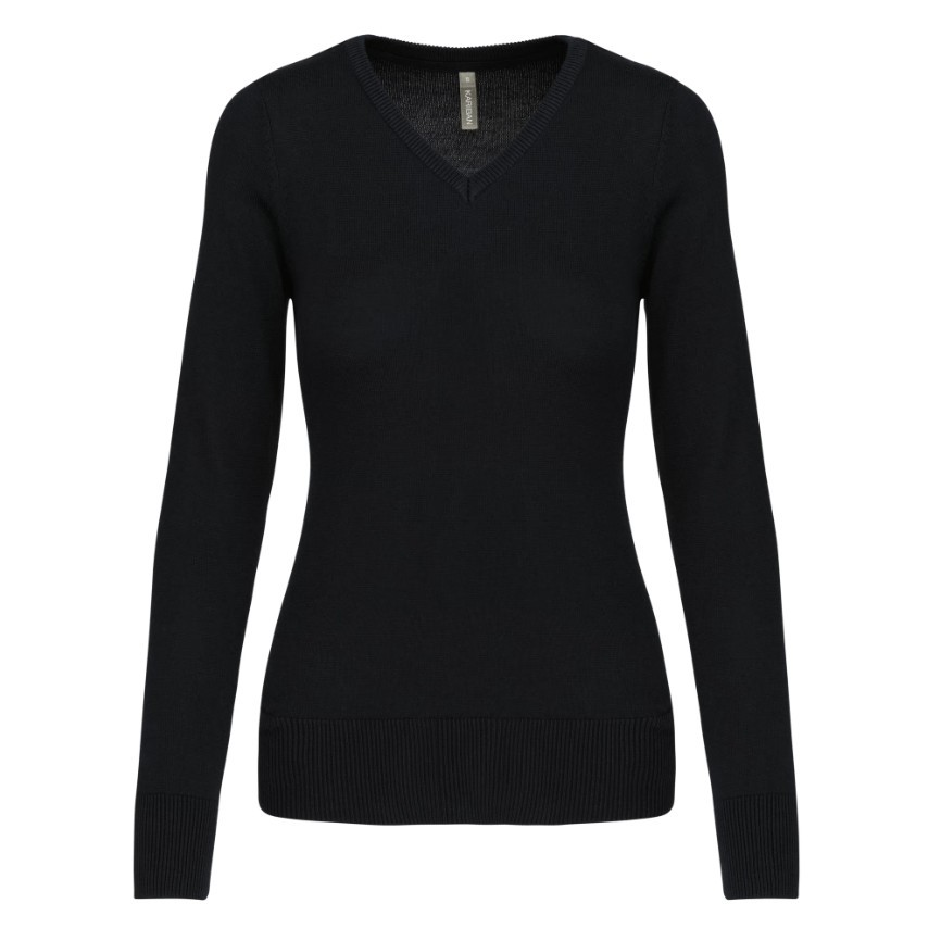 Pull Col V Femme KP966