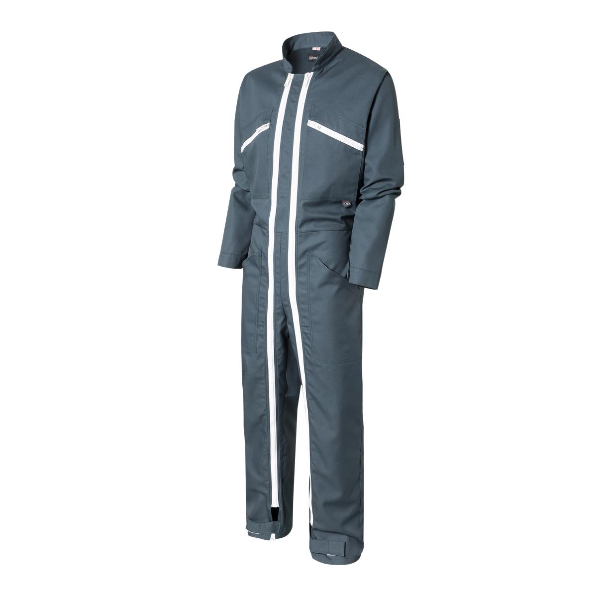 Combinaison double fermeture QUICK en coton majoritaire 300g/m²