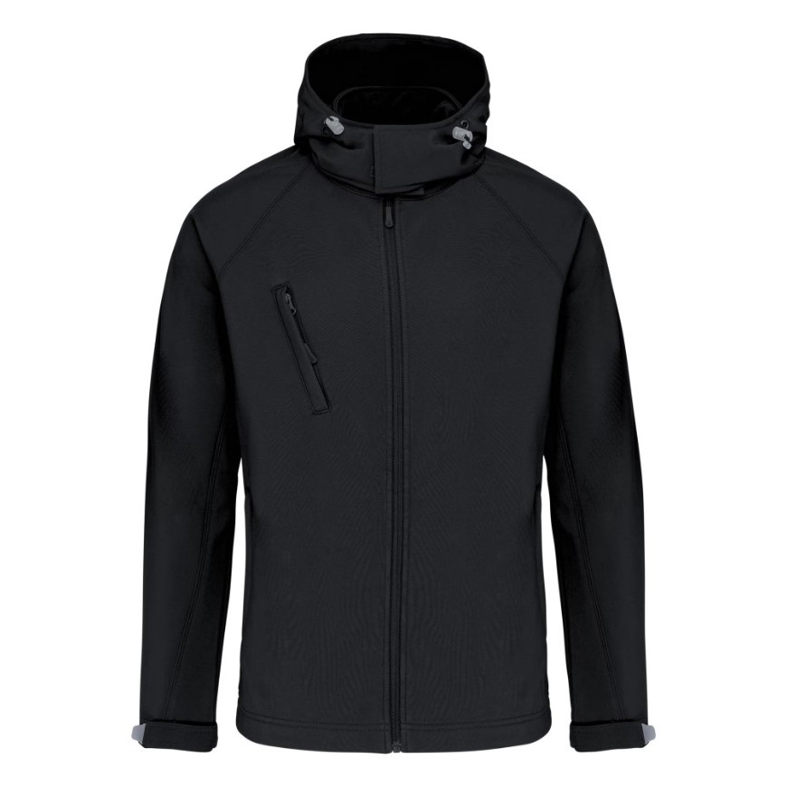 Veste Softshell 3 couches imper-respirante capuche amovible K413 Kariban
