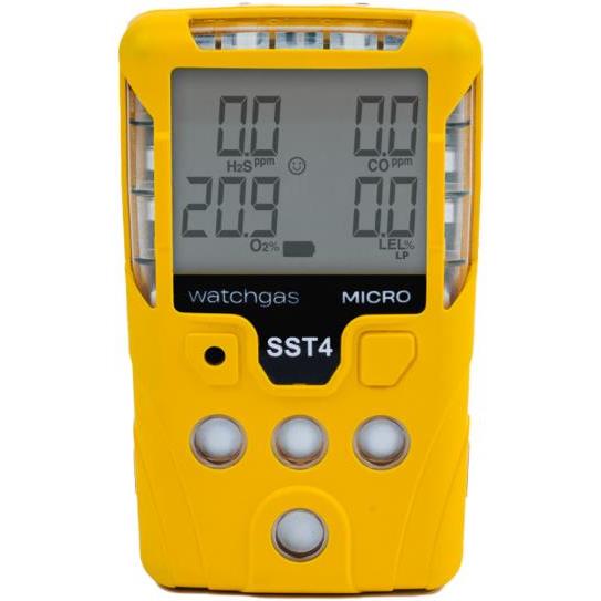 Détecteur de gaz SST4 MICRO WATCHGAS  cellules Explo+O2+CO+H2S