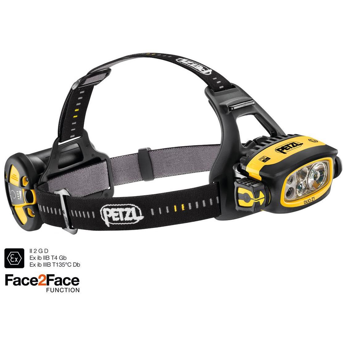 Lampe frontale DUO Z1  ATEX de Petzl sur batterie rechargeable