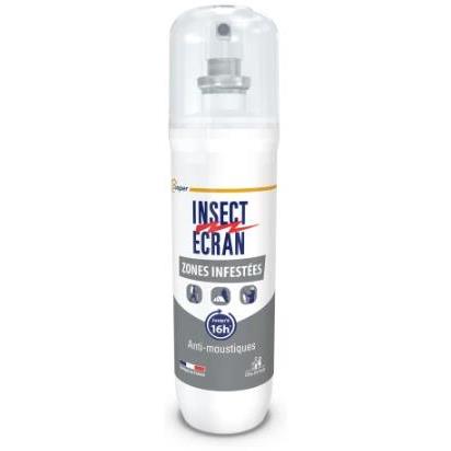 Spray répulsif anti-tiques et moustiques ( tigres ) INSECT ECRAN 100ml